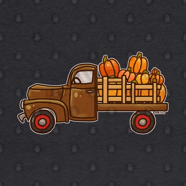 Pickup A Pumpkin! (Brown Version) by Jan Grackle